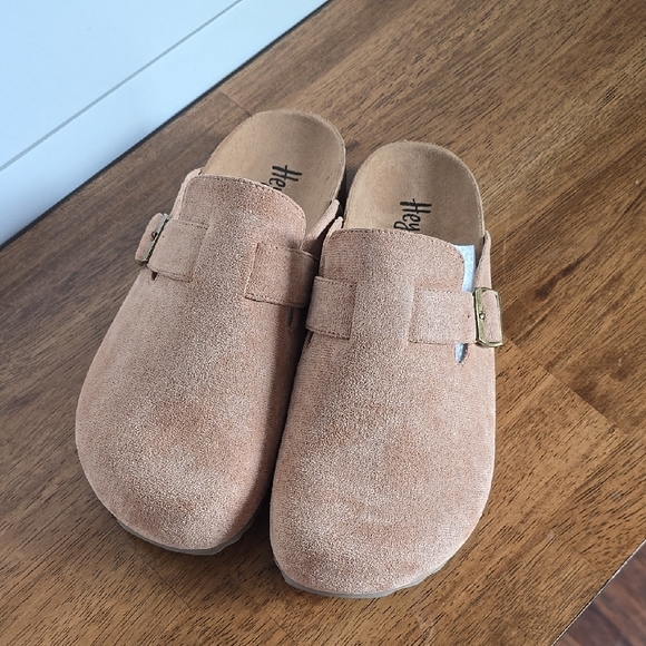 Corkys Shoes - Corkys Tan Suede Slip-On Shoes